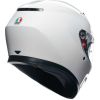 CASCO MOTO AGV K3 MONO BIANCO SETA