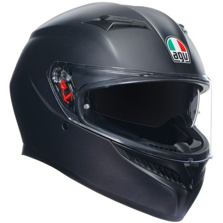 CASCO MOTO AGV K3 MONO NERO OPACO