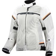 GIACCA MOTO ESTIVA DONNA LS2 RIVA GRIGIO CHIARO/ARANCIO