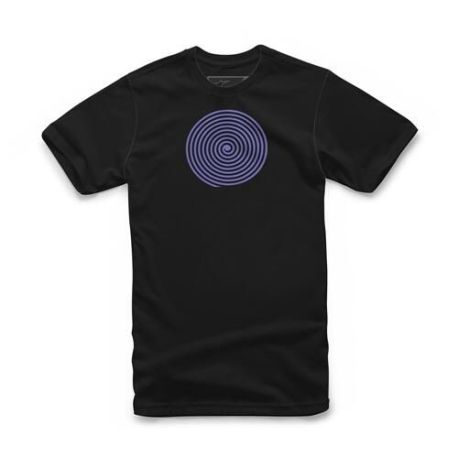 T-SHIRT ALPINESTARS OSCAR SPIRAL TEE NERO/VIOLA