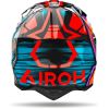 CASCO MOTO AIROH WRAAP CYBER ARANCIONE