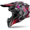 CASCO MOTO AIROH WRAAP CYBER ROSSO