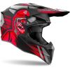 CASCO MOTO AIROH WRAAP CYBER ROSSO