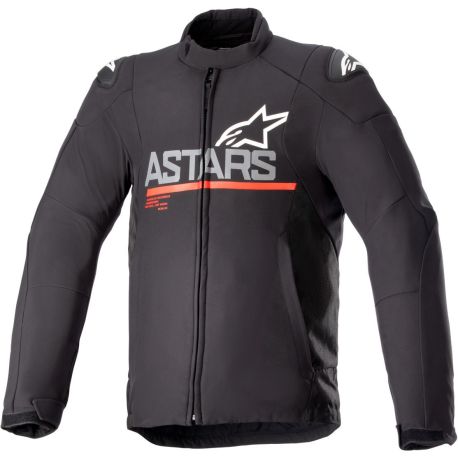 GIACCA MOTO ALPINESTARS SMX WATERPROOF NERO/ROSSO