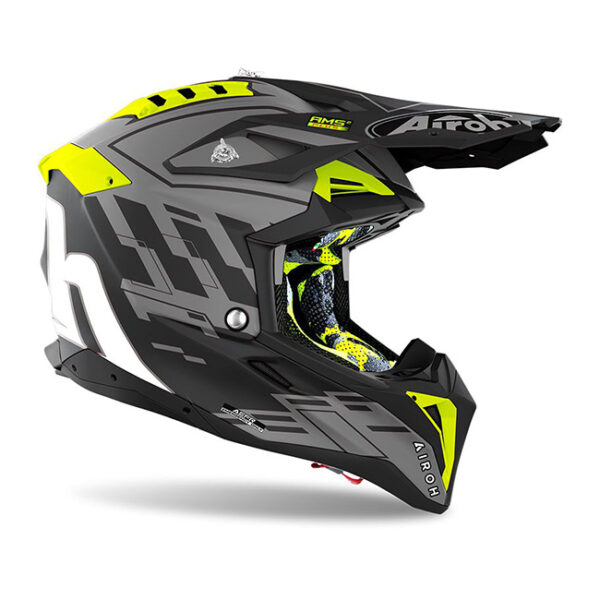 CASCO MOTO AIROH AVIATOR 3 RAMPAGE