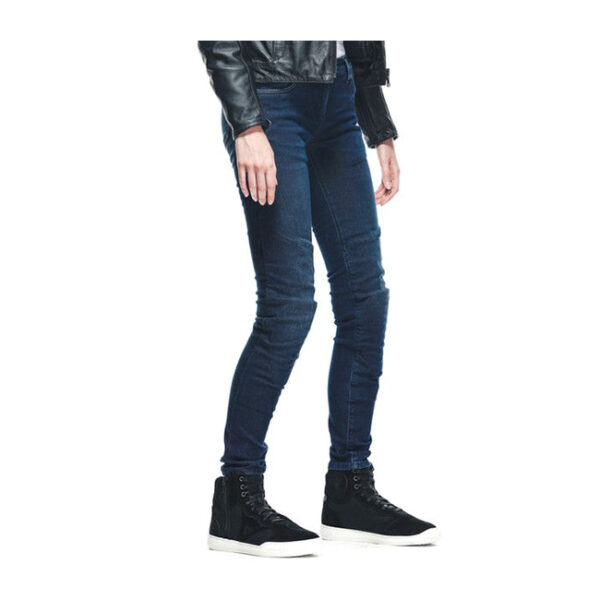 JEANS MOTO DONNA DAINESE DENIM BRUSHED SKINNY - immagine 4