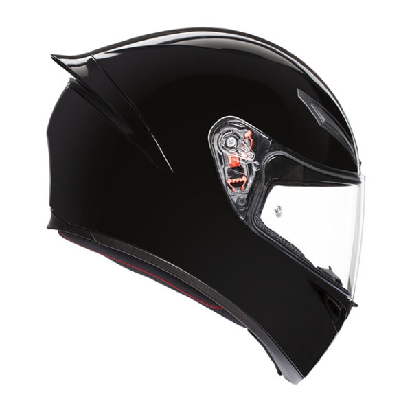 CASCO MOTO AGV K1 SOLID NERO - immagine 2