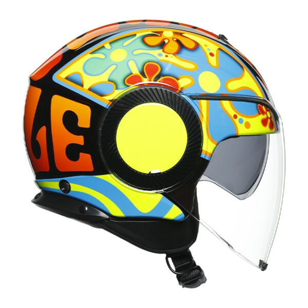 CASCO MOTO JET AGV ORBYT TOP VALENCIA 2003 - immagine 2