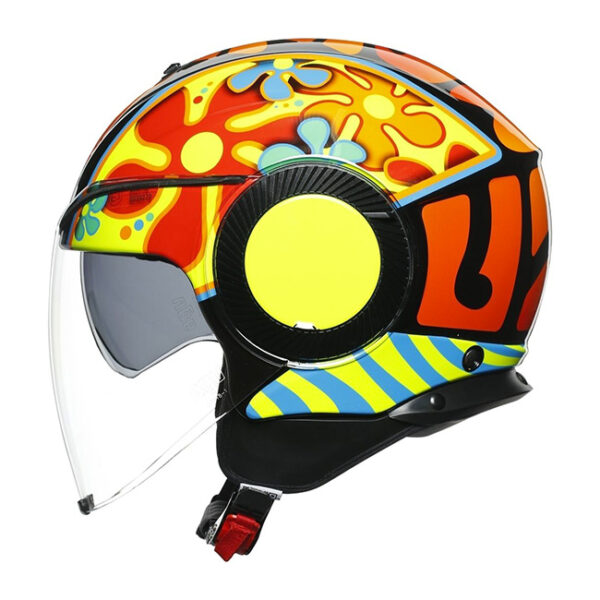 CASCO MOTO JET AGV ORBYT TOP VALENCIA 2003 - immagine 3