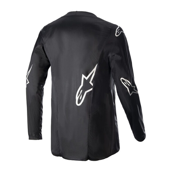 MAGLIA CROSS ALPINESTARS RACER GRAPHITE NERO/ARGENTO - immagine 2