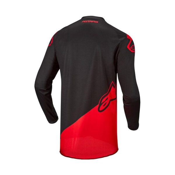 MAGLIA CROSS ALPINESTARS RACER SUPERMATIC ROSSO/NERO - immagine 2