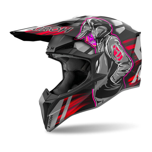 CASCO MOTO AIROH WRAAP CYBER - immagine 4