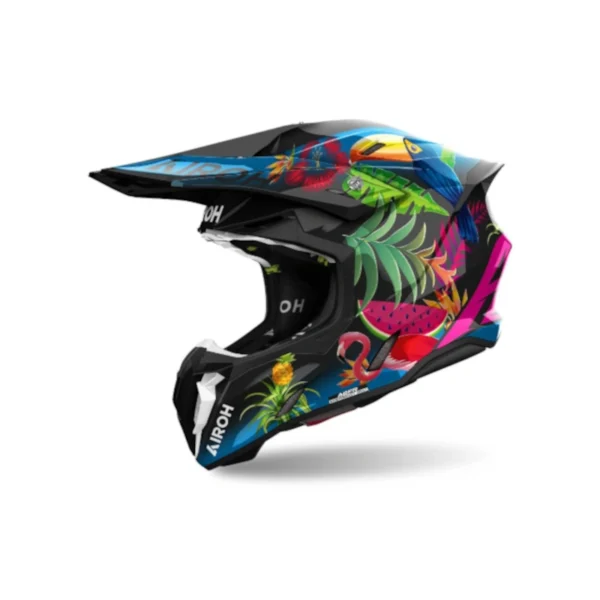 CASCO MOTO AIROH TWIST 3 AMAZONIA - immagine 3