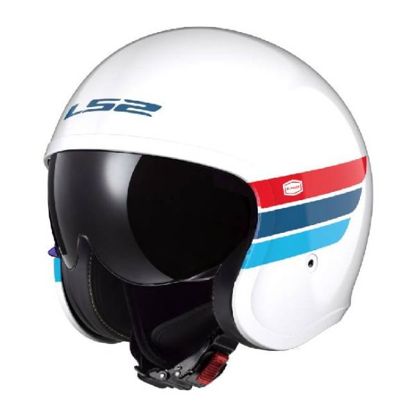 CASCO MOTO JET LS2 SPITFIRE II RETRO - immagine 2