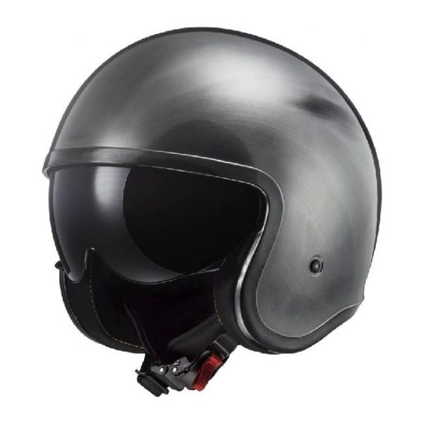 CASCO MOTO JET LS2 SPITFIRE II SOLID GRIGIO