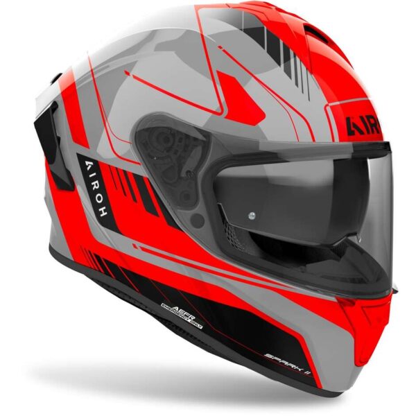 CASCO MOTO AIROH SPARK 2 CHRONO ARANCIO