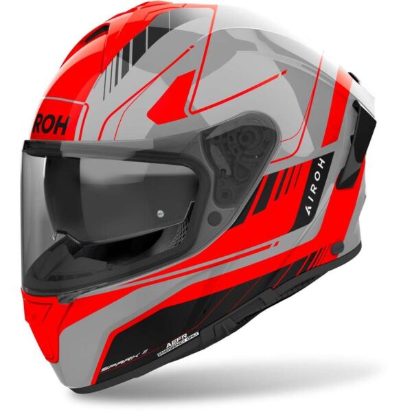 CASCO MOTO AIROH SPARK 2 CHRONO ARANCIO - immagine 2