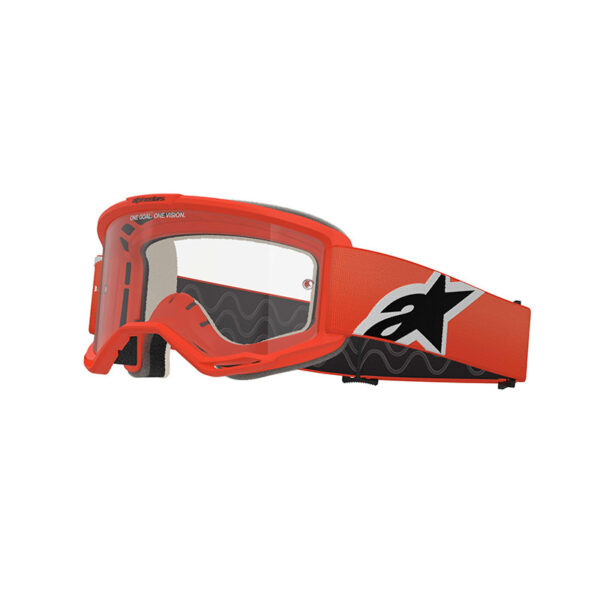 MASCHERA ALPINESTARS VISION 5 CORP ARANCIO LENTE CHIARA