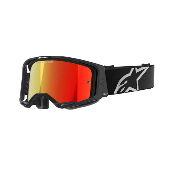 MASCHERA ALPINESTARS VISION 8 CORP NERO LENTE ROSSA