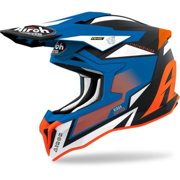 CASCO MOTO AIROH STRYCKER AX