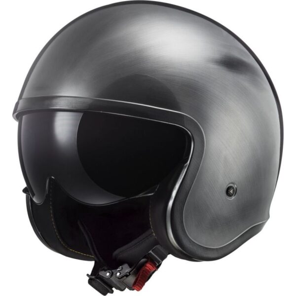 CASCO MOTO JET LS2 SPITFIRE II JEANS TITANIUM