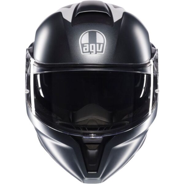 CASCO MOTO MODULARE AGV STREETMODULAR RESIA NERO OPACO/GRIGIO