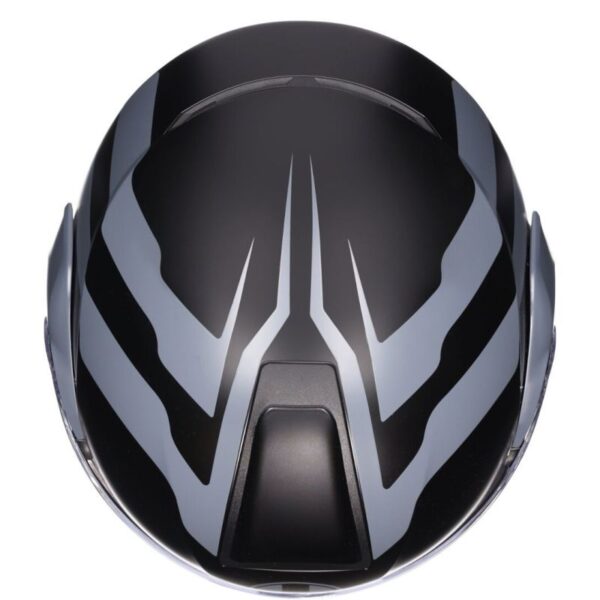 CASCO MOTO MODULARE AGV STREETMODULAR RESIA NERO OPACO/GRIGIO