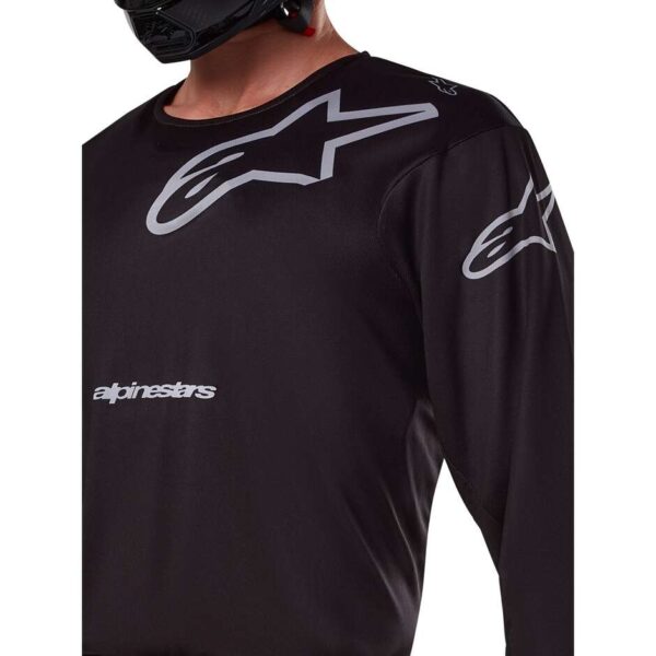 MAGLIA CROSS ALPINESTARS RACER GRAPHITE NERO/GRIGIO - immagine 3