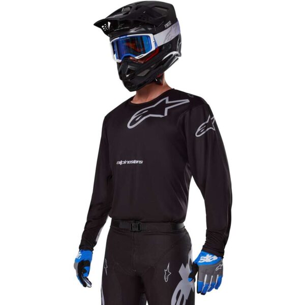 MAGLIA CROSS ALPINESTARS RACER GRAPHITE NERO/GRIGIO - immagine 5