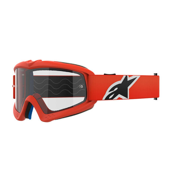 MASCHERA BAMBINO ALPINESTARS VISION YOUTH CORP ARANCIO LENTE CHIARA